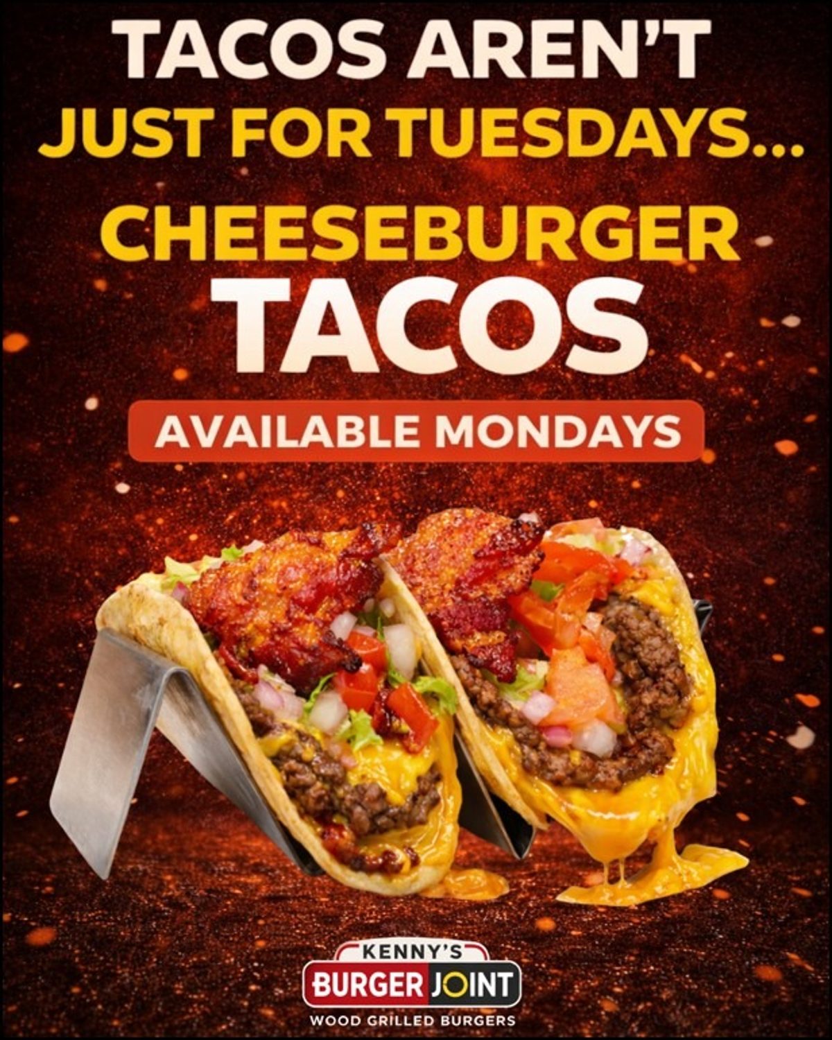 Cheeseburger Tacos - tacos aren't just for Tuesdays!