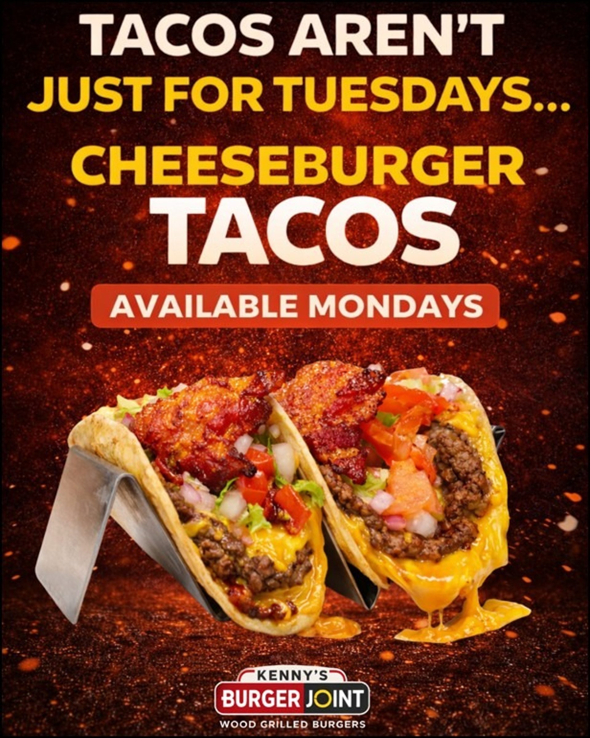 Cheeseburger Tacos - tacos aren't just for Tuesdays!