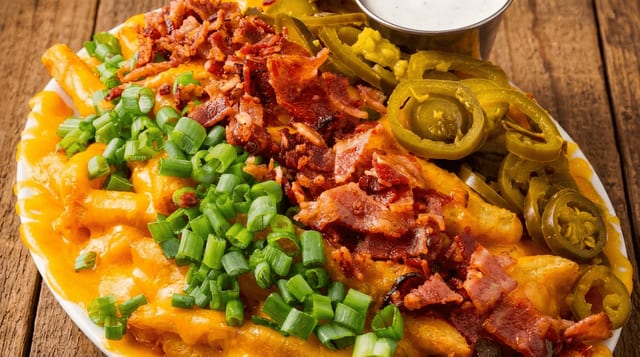 Kenny's Loaded Cheese Fries.