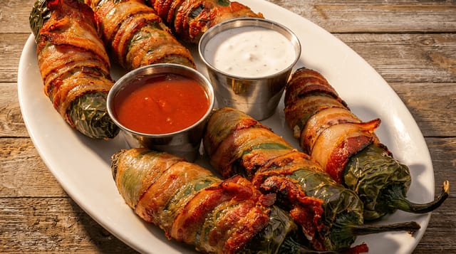Bacon Wrapped Jalapeños.